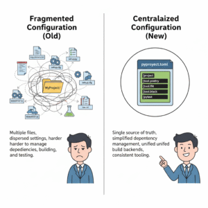 Alt vs. neu: requirements.txt vs. pyproject.toml