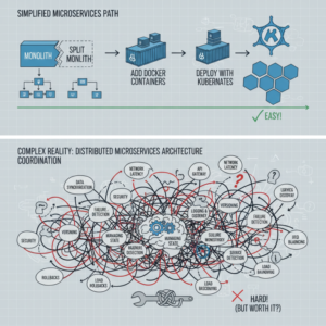 The Real Challenge of Microservices: It’s Not the Code, It’s the Coordination