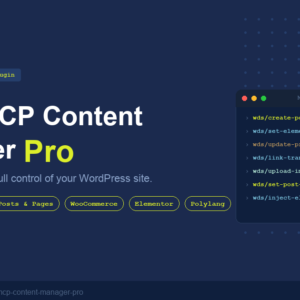WDS MCP Content Manager Pro
