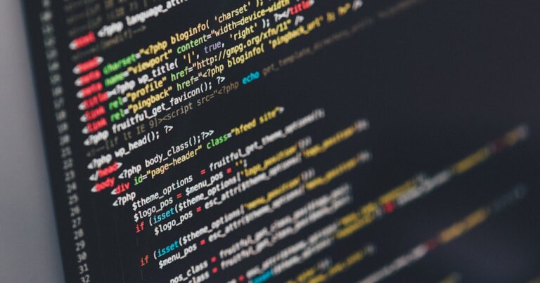 Code-Editor mit PHP- und WordPress-Entwicklungscode